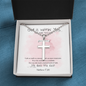 God is Within You | Artisan Stainless Steel Cross | For Her