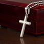 God is Within You | Artisan Stainless Steel Cross | For Her
