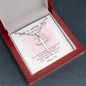 God is Within You | Artisan Stainless Steel Cross | For Her