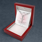 God is Within You | Artisan Stainless Steel Cross | For Her
