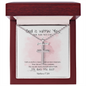 God is Within You | Artisan Stainless Steel Cross | For Her