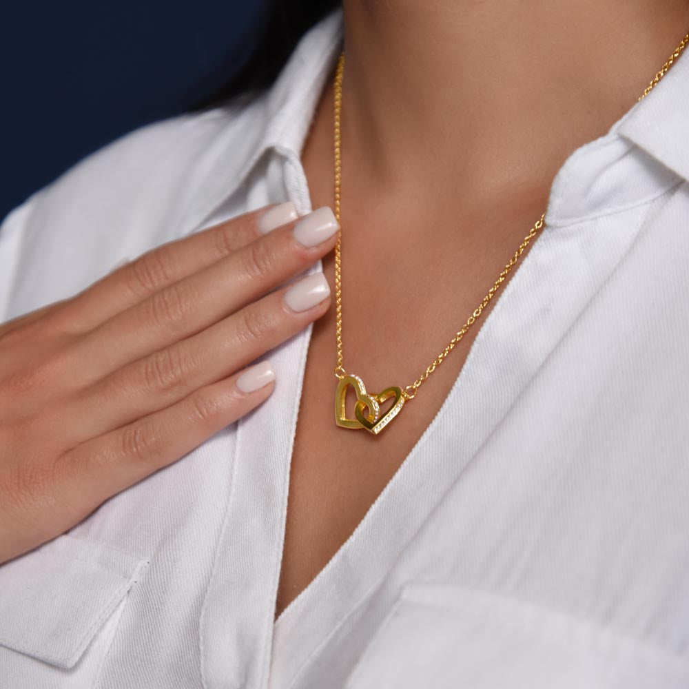 Bis Sis & Lil Sis | Interlocking Hearts Necklace | For Your Sister