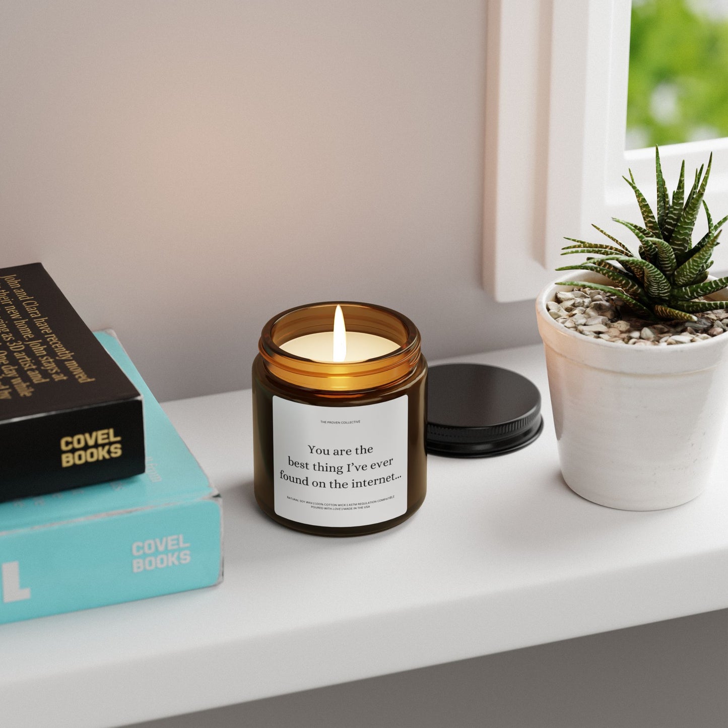 Best Thing I've Ever Found | Natural Soy Candle | Amber Jar