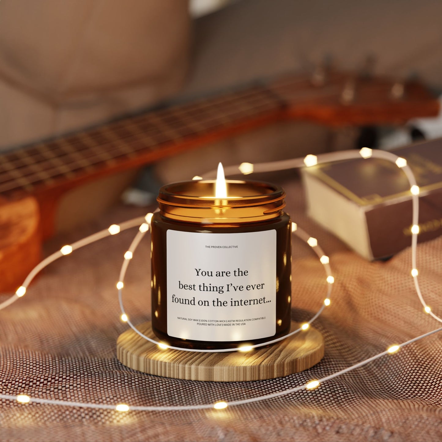 Best Thing I've Ever Found | Natural Soy Candle | Amber Jar