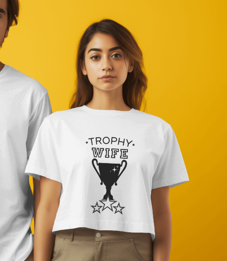 Trophy Wife Modest Cropped Tee