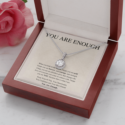 You Are Enough | Eternal Pendant Necklace | For Her