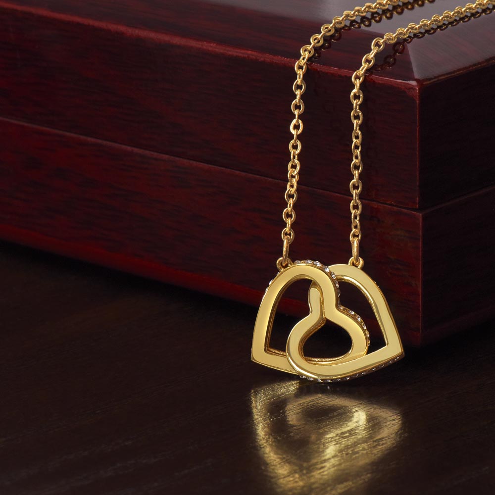 Shank a B*tch | Interlocking Hearts Necklace | For Her