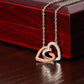Bis Sis & Lil Sis | Interlocking Hearts Necklace | For Your Sister