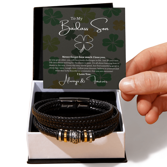 To My Badass Son | Bracelet | For Him