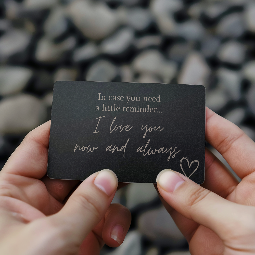 A Little Reminder | Engraved Wallet Card